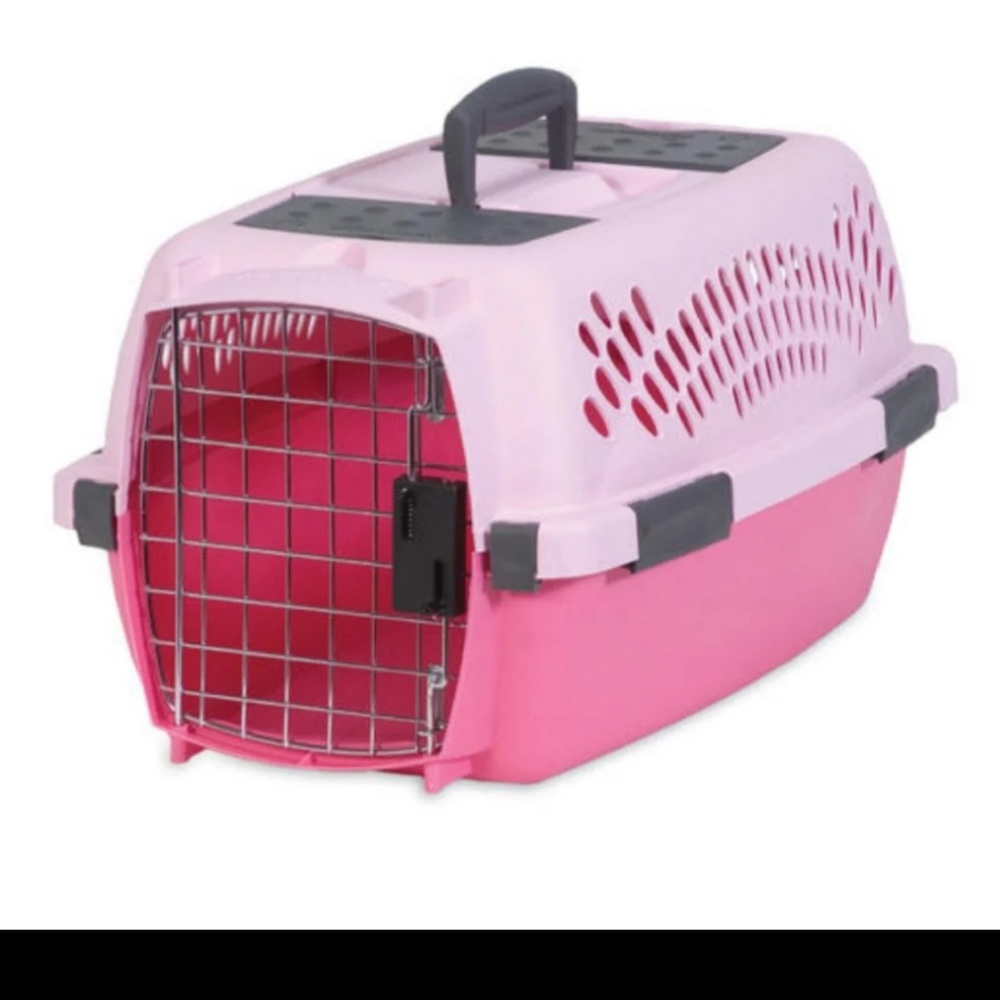Pink Small dog cage